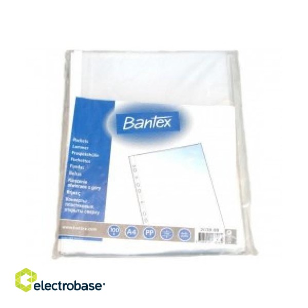 Sleeves Bantex Maxi, A4 + (22x30cm), 100 microns, matt (50) 0809-203