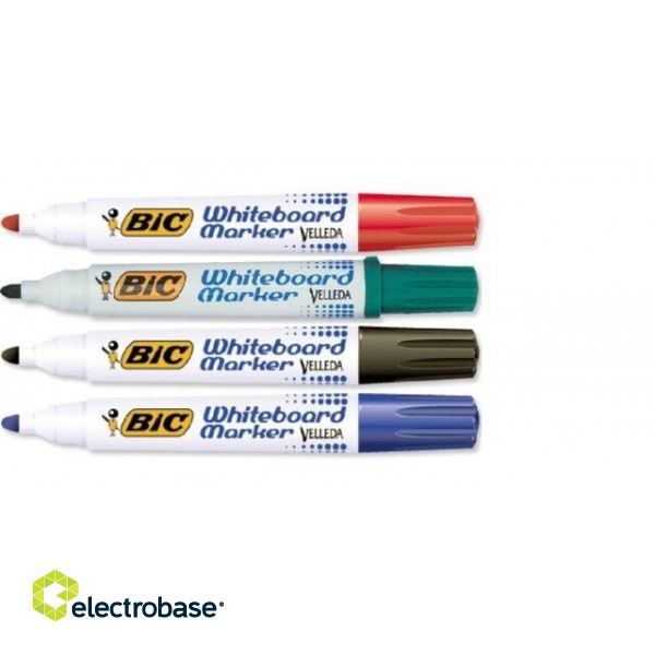 BIC Velleda Whiteboard 1701 marker set 4 colours