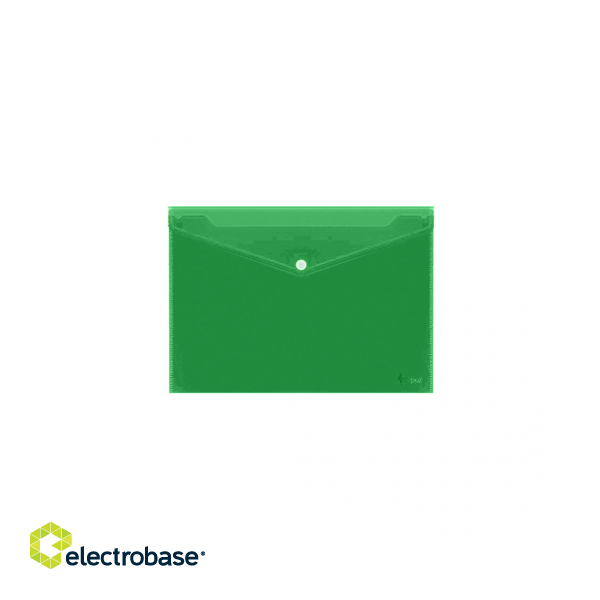 Envelope with print Forpus, A4, plastic, green, transparent 0820-006