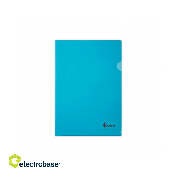 Folder L Forpus, A4, 180 microns, blue, plastic