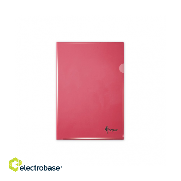 Folder L Forpus, A4, 180 microns, Pink, plastic