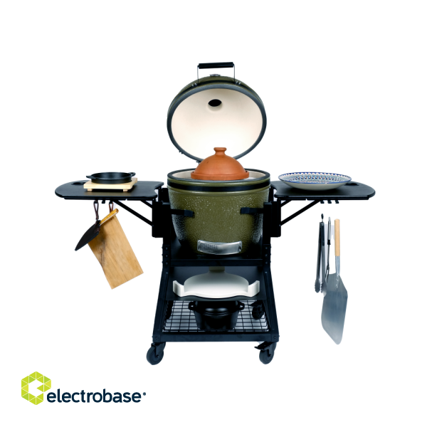 FireBird Kamado Grill 59 cm (23,5 inch) with mobile cooking basket image 5