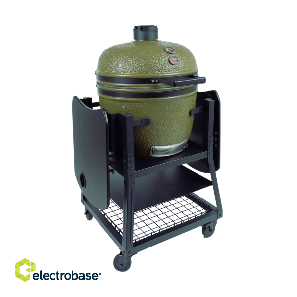 FireBird Kamado Grill 59 cm (23,5 inch) with mobile cooking basket image 7
