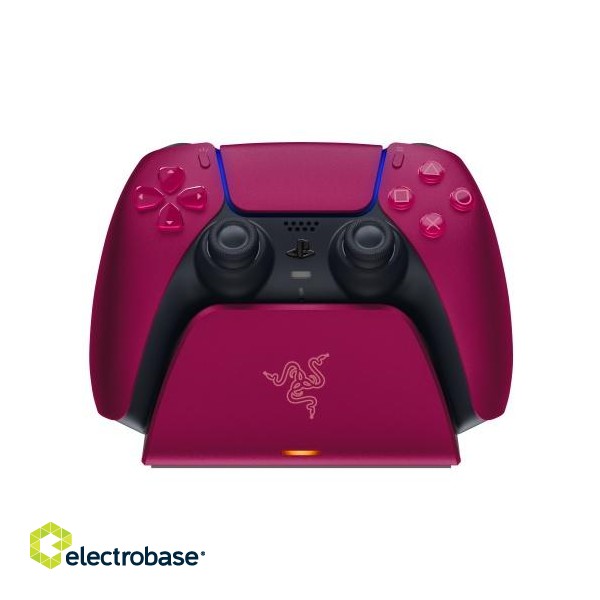 Razer RC21-01900300-R3M1 Quick Charging Stand For gaming controller PS5, Red image 3