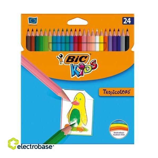 BIC Colored pencils TROPICOLORS 24 colours 022510