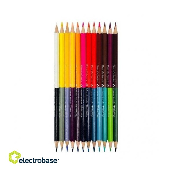 Colorino Kids Triangular coloured pencils 12 pcs / 24 colours фото 2
