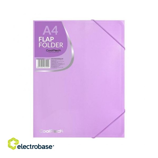 Coolpack flap folder PP, A4, pastel purple