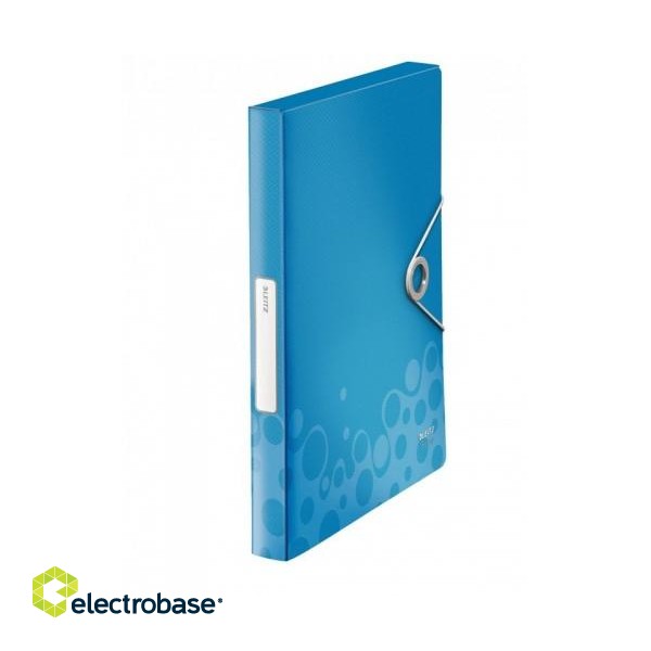 Folder-case with rubber Leitz WOW, A4 / 30 mm, plastic, blue 0816-119 фото 1