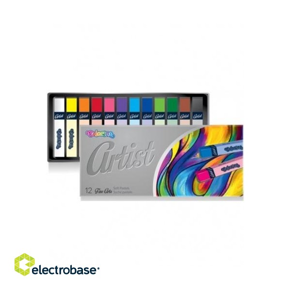 Artist Soft Pastels 12 colours image 1