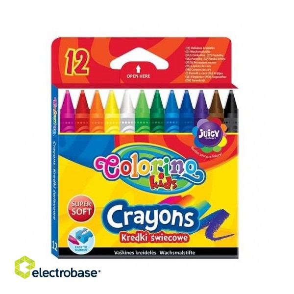 Colorino Kids Crayons 12 colours