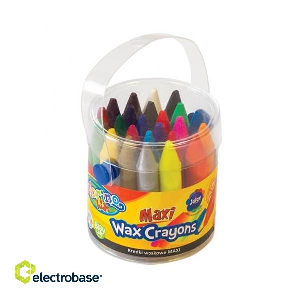 Colorino Maxi Kids wax crayons 24 colours