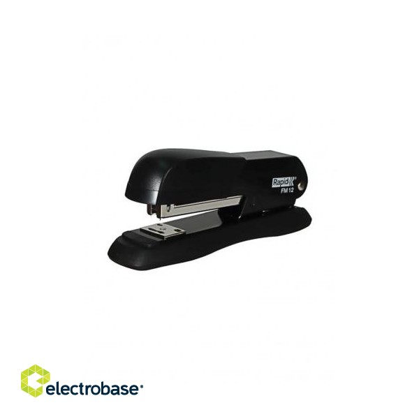 Stapler Rapid FM12, black, up to 25 sheets, staples 24/6, 26/6, metal 1102-102