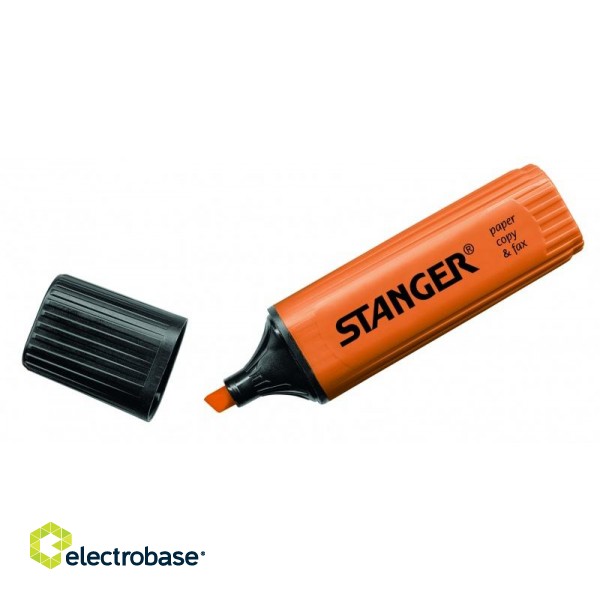 STANGER highlighter, 1-5 mm, orange, Box 10 pcs. 180002000