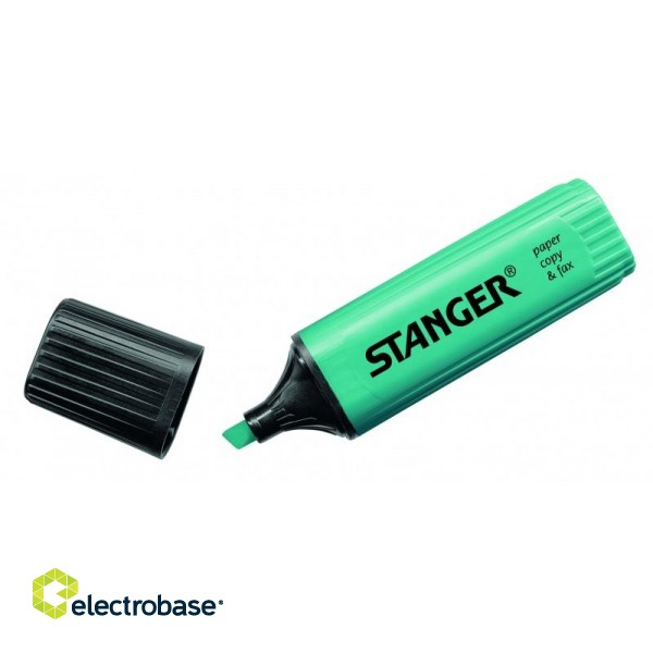 STANGER highlighter, 1-5 mm, turquoise, Box 10 pcs. 180012001