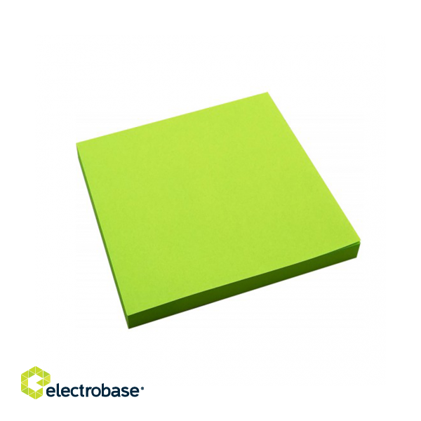 Sticky notes Forpus, Neon, 75x75mm, Green (1x80) image 1