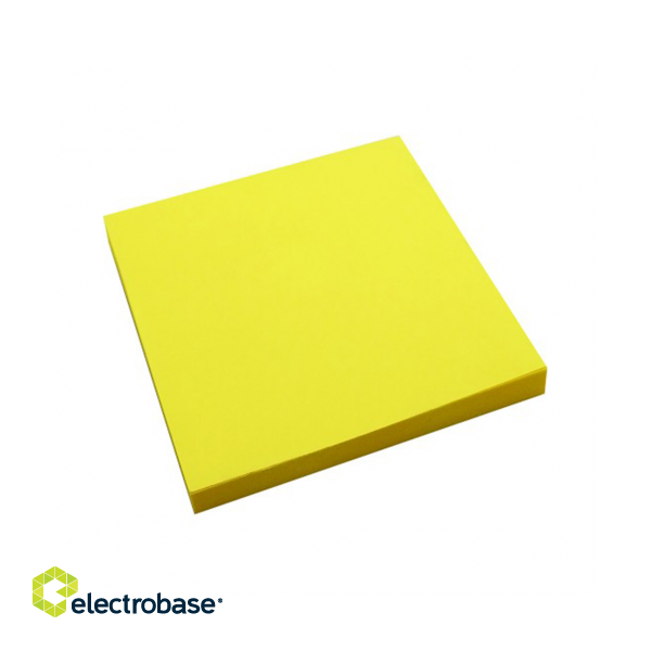 Stiky notes Forpus, Neon, 75x75mm, Yellow (1x80) image 1
