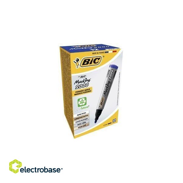 BIC permanent MARKER ECO 2000 2-5 mm blue, Box 12 pcs. 000064