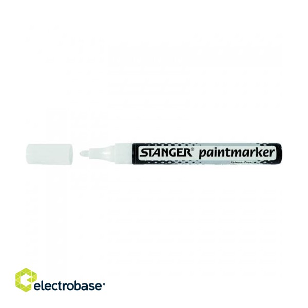 STANGER PAINTMARKER white, 2-4 mm, Box 10 pcs. 219017 image 1