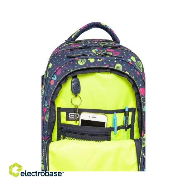 Backpack CoolPack Factor Lime Hearts image 2
