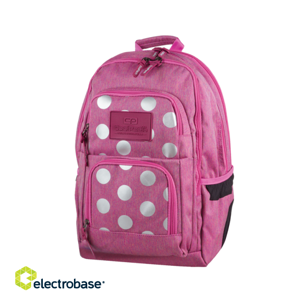 Backpack Coolpack Unit Silver Dots Pink image 1