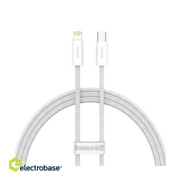 Baseus Dynamic Series Fast Charging Data Cable Type-C to iP 20W 2m White image 1