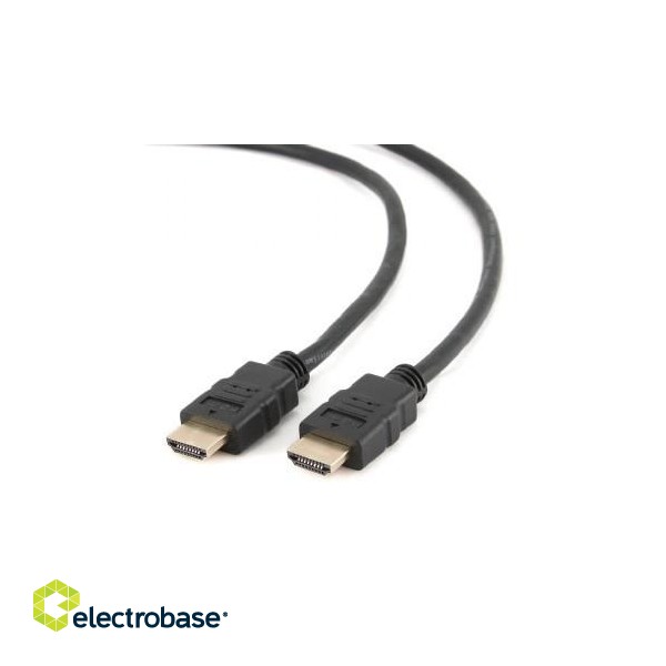 Gembird HDMI v.1.4 Cable with Ethernet, HDMI Type-A (male) to HDMI Type-A (male), 15m, Black image 1