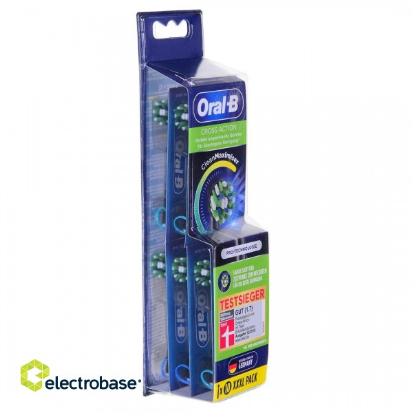 ORAL-B Cross Action EB50BRB-10 (Clean Maximiser) Replacement electric toothbrush heads XXXL 10 pc(s) Black image 2