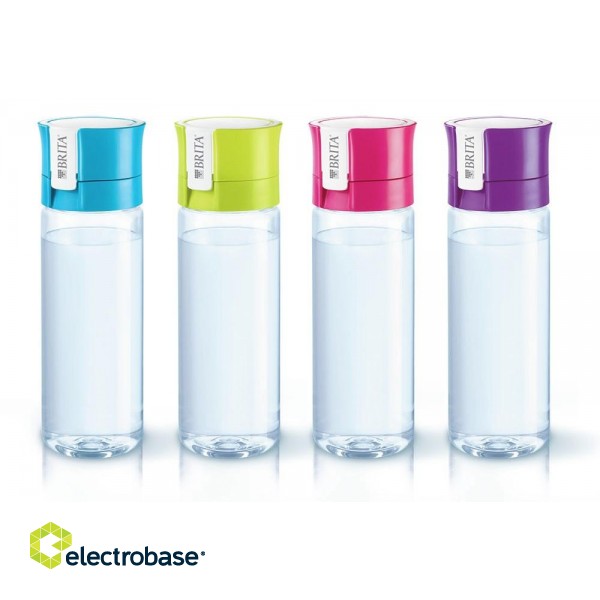 Filter Bottle Brita Fill&Go + 4 pc(s) filter cartridges (0,6l; pink) image 4