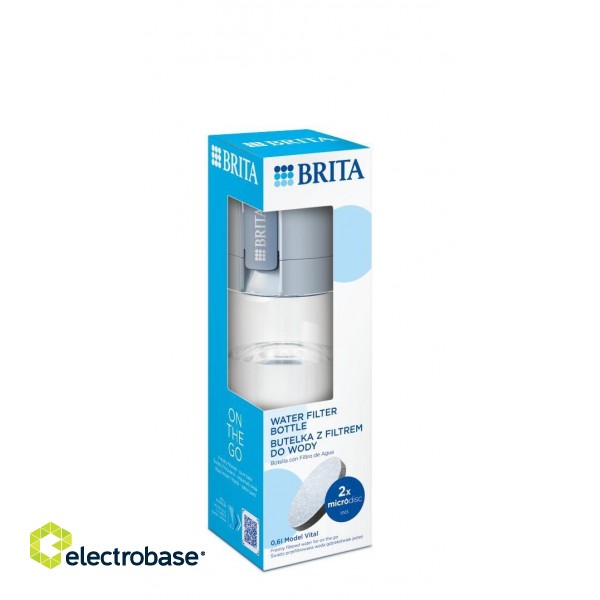 Brita Vital blue 2-disc filter bottle фото 8