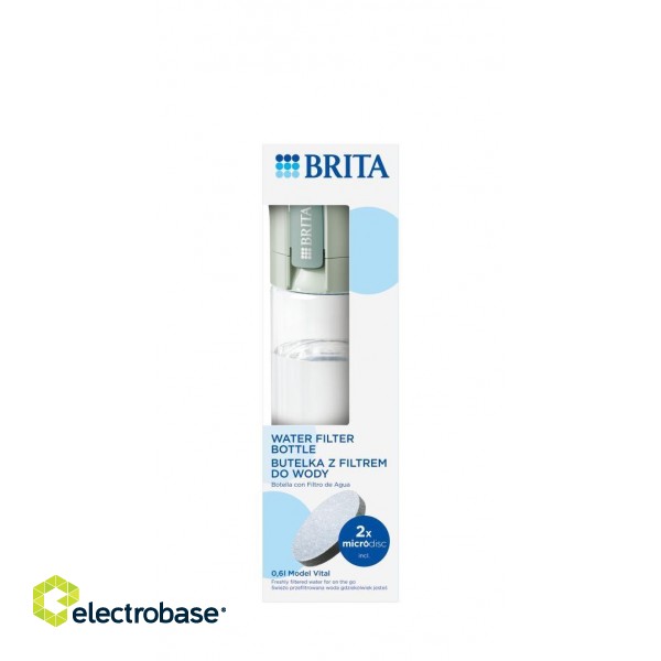 Brita Vital green 2-disc filter bottle фото 6
