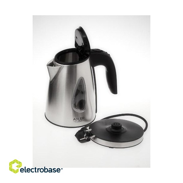 Adler AD 1203 electric kettle 1 L Silver 1630 W image 5
