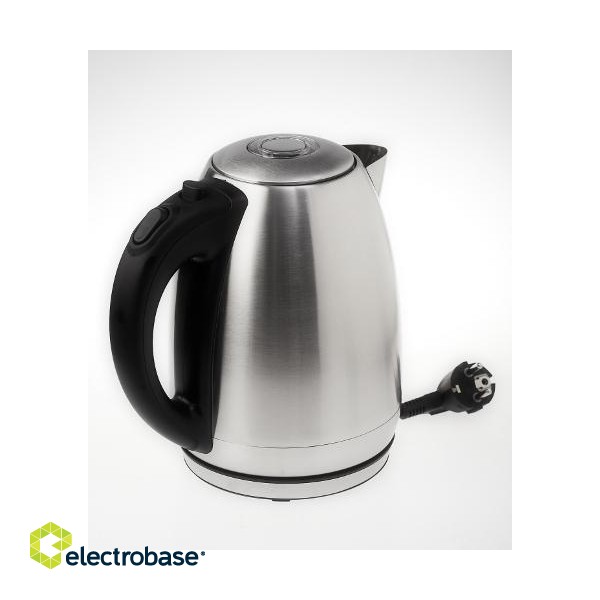 Adler AD 1223 electric kettle 1.7 L Black,Stainless steel 2200 W image 1