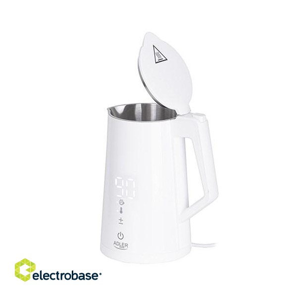 ADLER AD 1345W ELECTRIC KETTLE WHITE фото 2