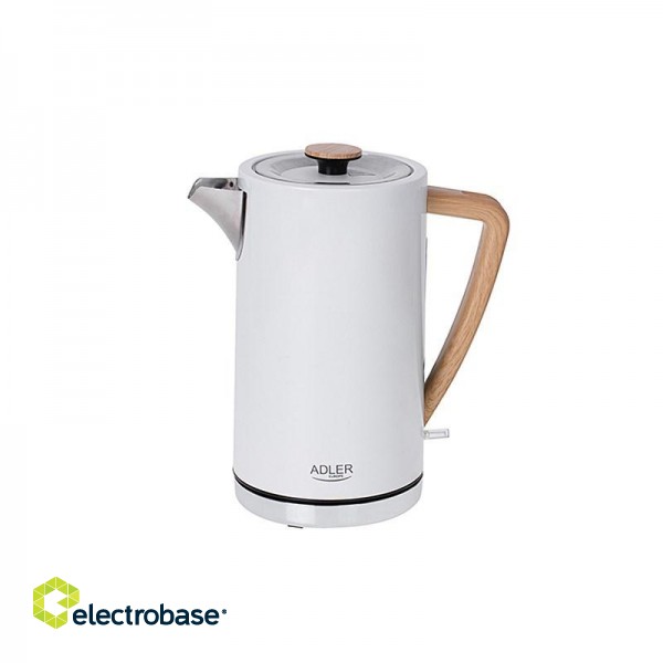 ADLER AD 1347w electric kettle white image 1