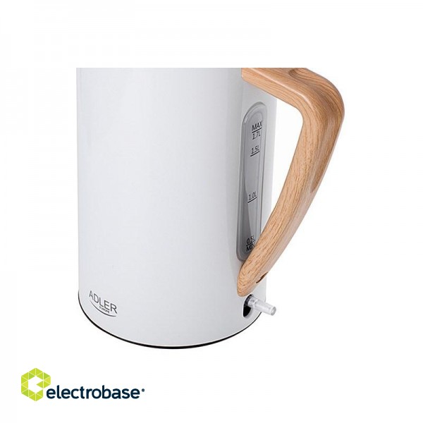ADLER AD 1347w electric kettle white фото 5