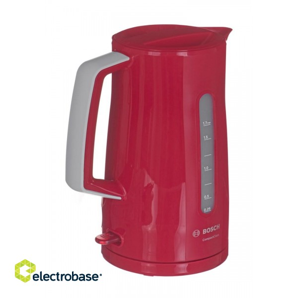 Bosch TWK3A014 electric kettle 1.7 L Red 2400 W фото 3
