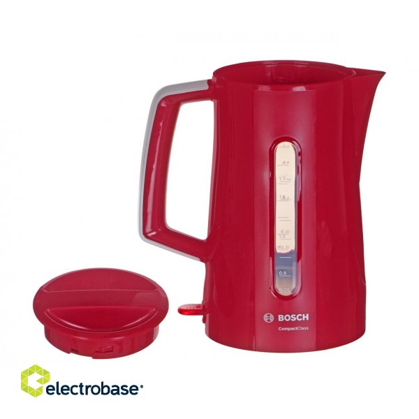 Bosch TWK3A014 electric kettle 1.7 L Red 2400 W фото 4