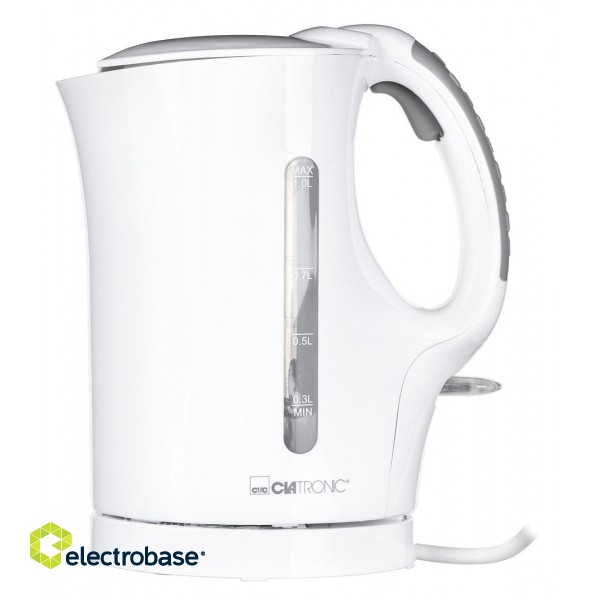 Clatronic WK 3462 electric kettle 1 L White 900 W image 1