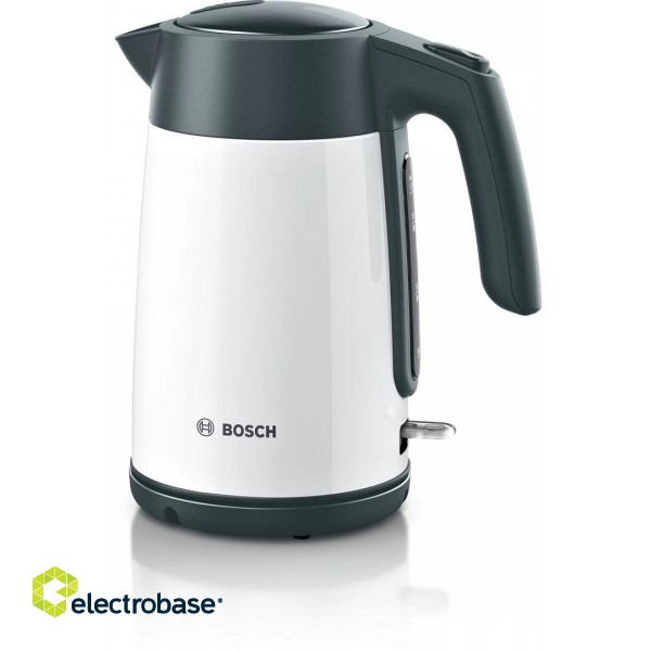 Electric kettle Bosch TWK 7L461, 2400 W, 1.7 l White image 8