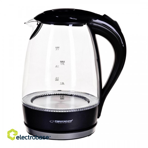 Esperanza EKK011K Electric kettle 1.7 L Black, Multicolor 2200 W image 5