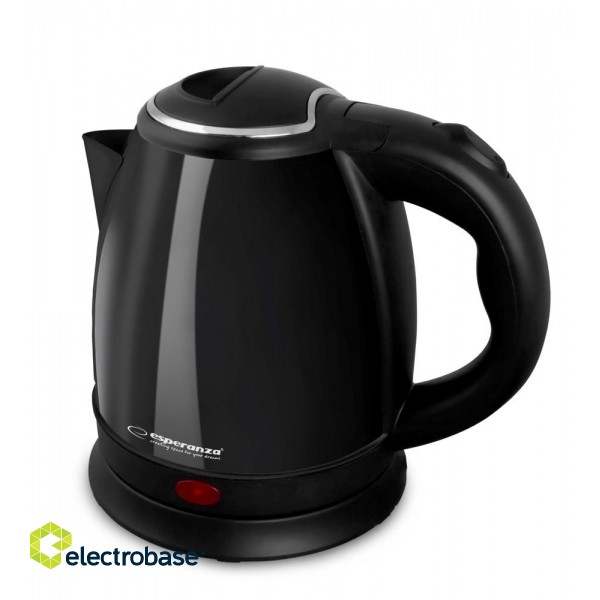 Esperanza EKK128K Electric kettle 1 L Black 1350W paveikslėlis 1