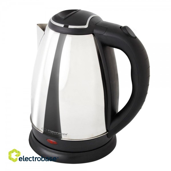 Esperanza EKK104S Electric kettle 1.8 L 2200 W Silver paveikslėlis 1