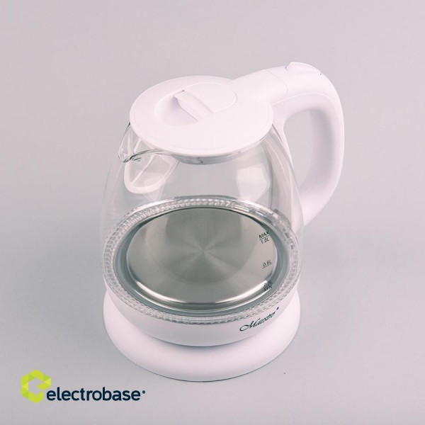 Feel-Maestro MR-055-WHITE electric kettle 1 L 1100 W image 1