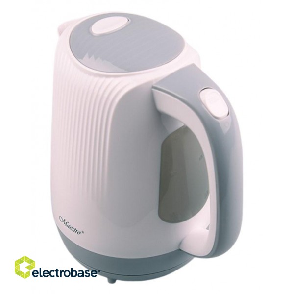 Feel-Maestro MR042 white electric kettle 1.7 L Grey, White 2200 W image 2