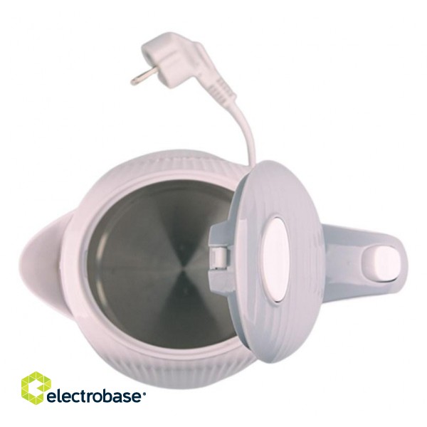 Feel-Maestro MR042 white electric kettle 1.7 L Grey, White 2200 W image 3