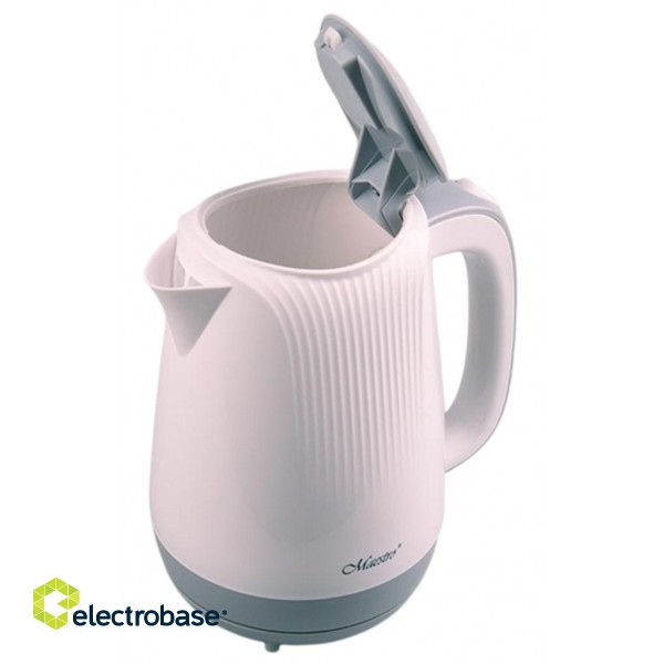 Feel-Maestro MR042 white electric kettle 1.7 L Grey, White 2200 W image 4