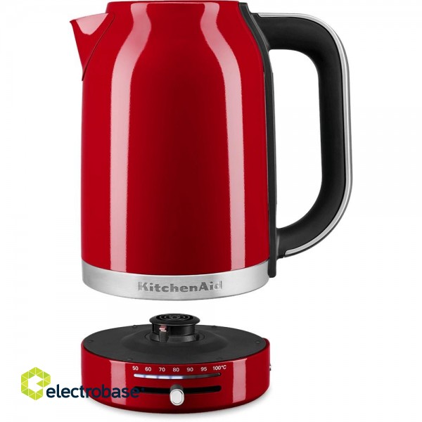 KitchenAid 5KEK1701EER electric kettle 1.7 L 2400 W Red paveikslėlis 3