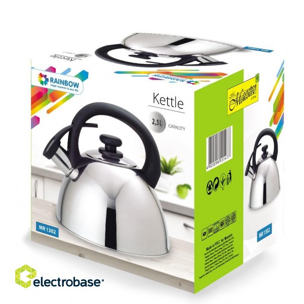 Feel-Maestro MR1302 kettle 2.5 L Stainless steel paveikslėlis 3