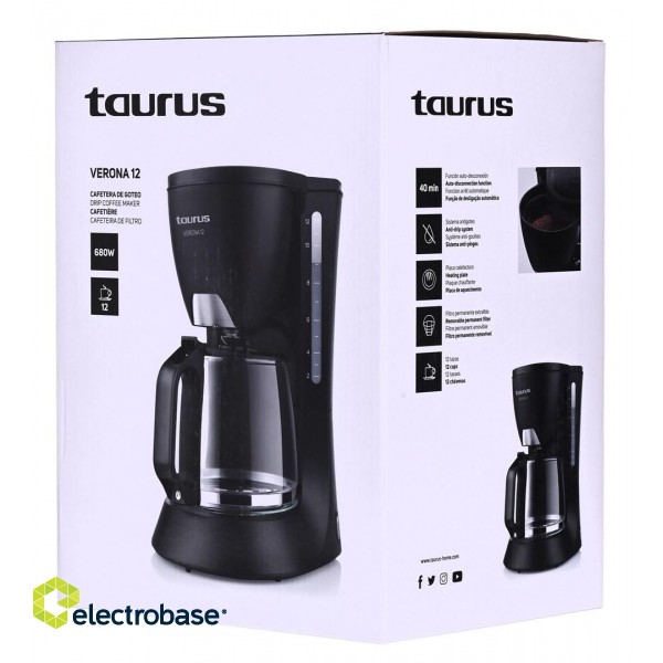 Taurus Verona 12 Semi-auto Drip coffee maker paveikslėlis 7