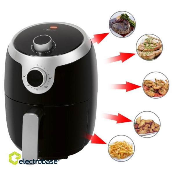 Clatronic FR 3769 H fryer 1.8 L 1000 W Hot air fryer Black image 4